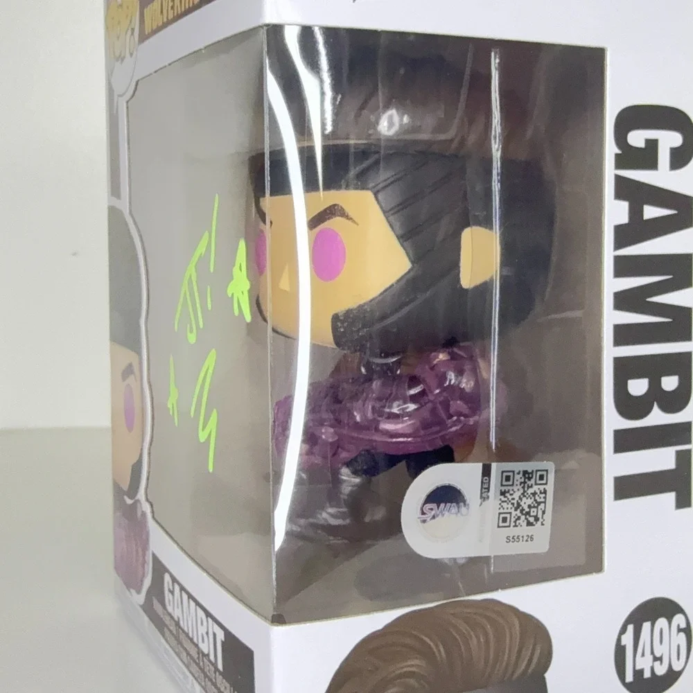 Funko Pop Gambit #1496 Signed Auto SWAU Auth Josh Trujillo Marvel Autograph